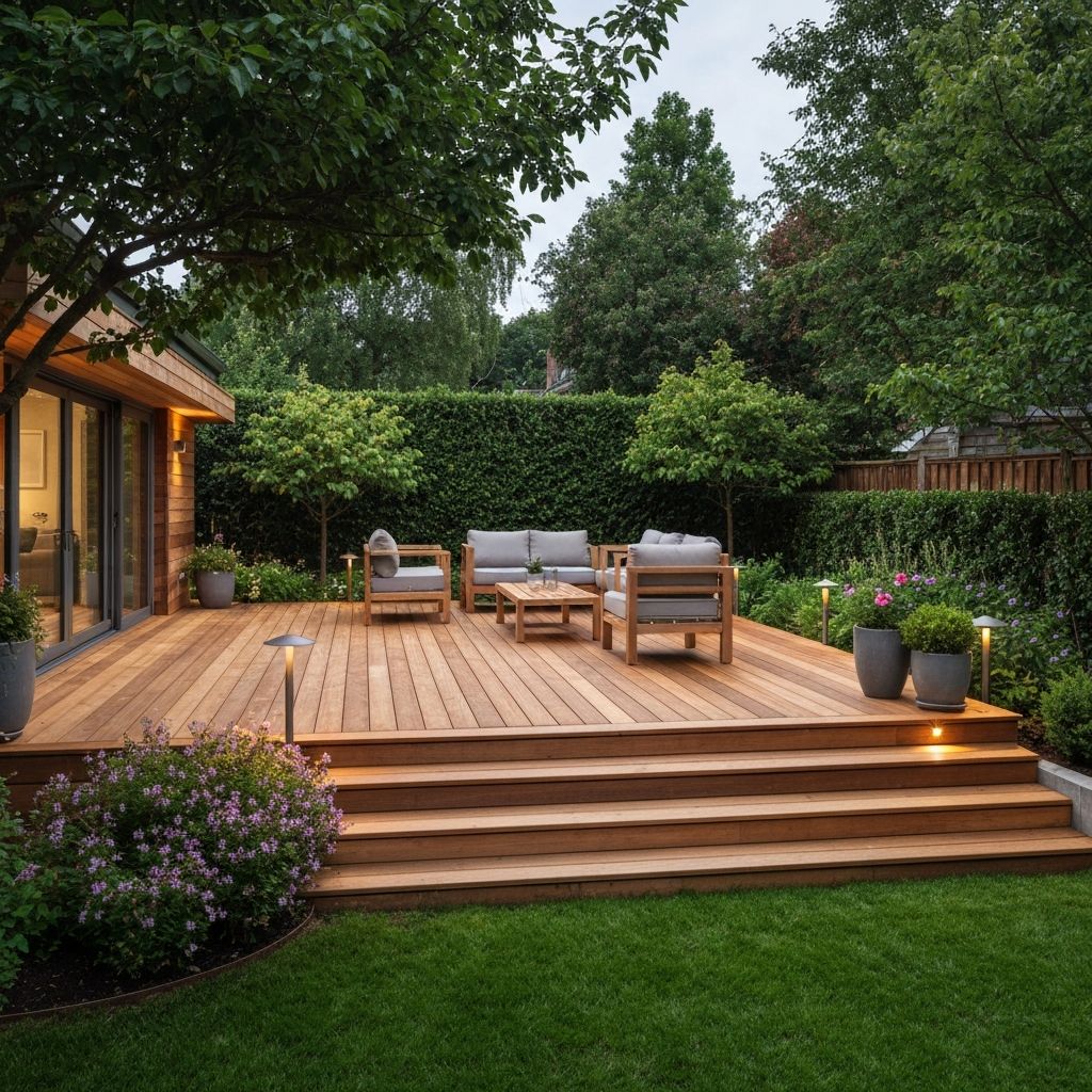 Modern decking project